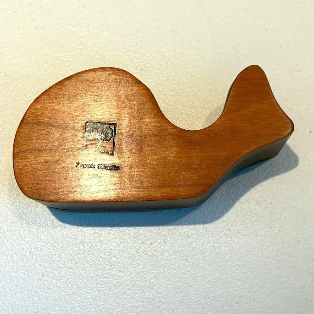 Handcrafted Wooden Whale Box